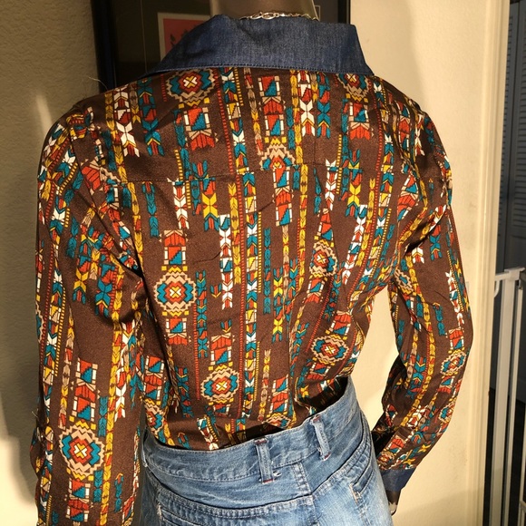 NWT Mind Code Western Cowgirl Shirt - Picture 2 of 8